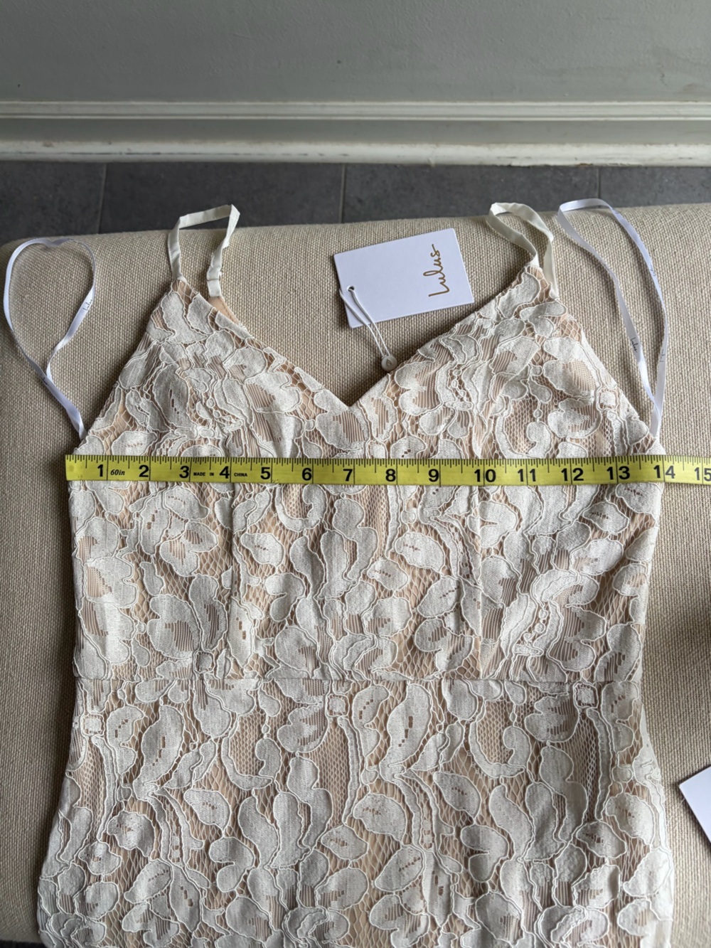 NWT! LULUs Flynn White Lace Maxi Dress Size Small - Picture 11 of 12